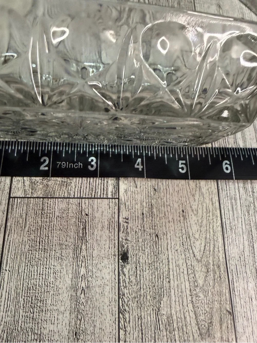 Vintage Reims France Pressed Glass Serving Dishes - Set of 4 price is firm